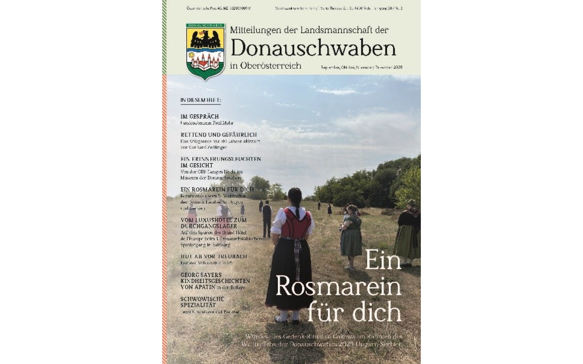 Mitteilungen der Landsmannschaft der Donauschwaben OÖ